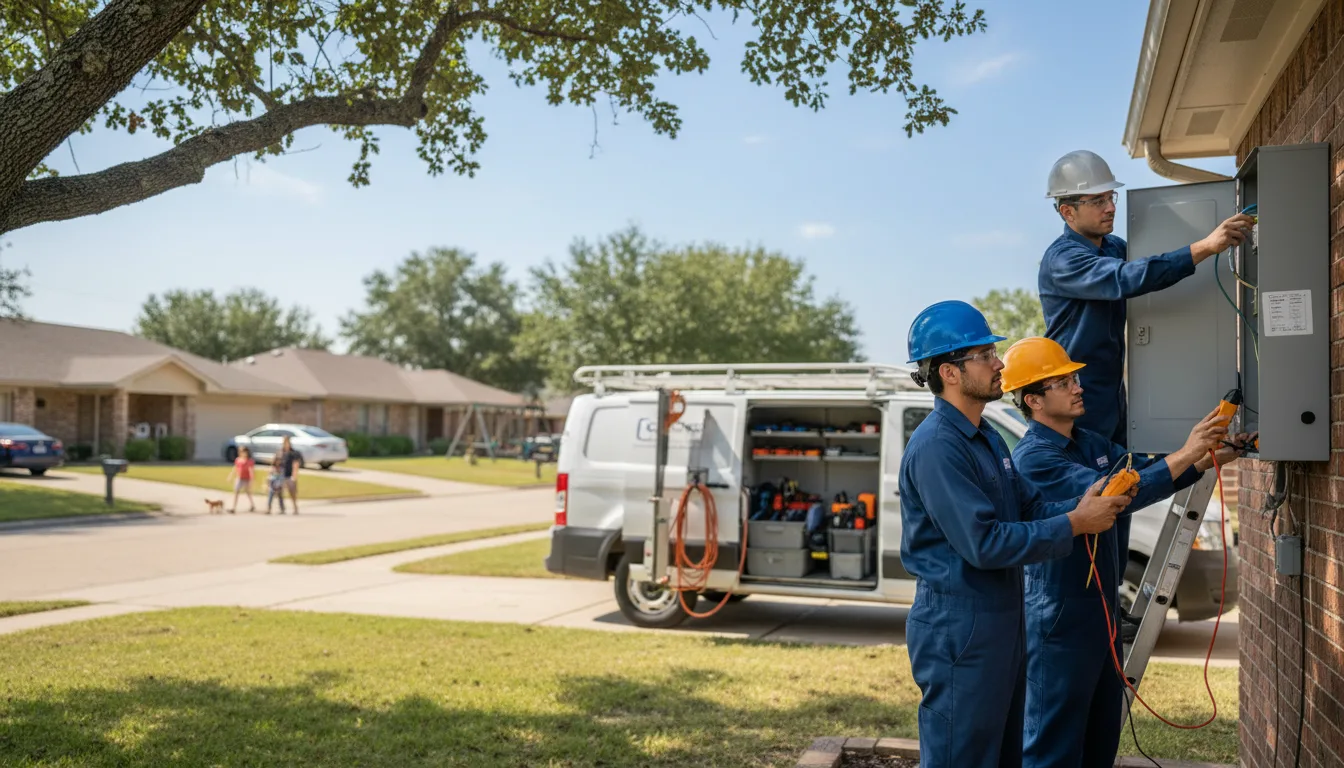 Certified electrician providing emergency electrical services in Winthrop, MN